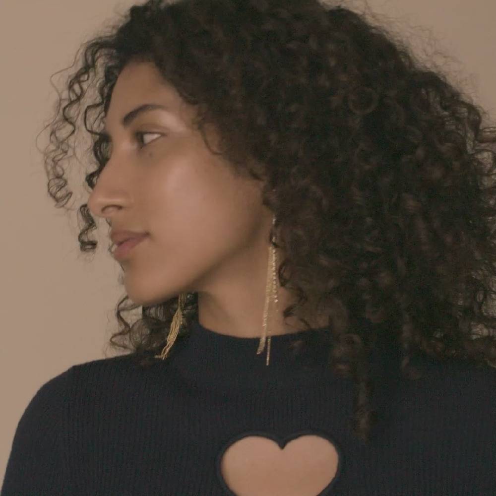 Pilgrim ANE Kristall-Wasserfall-Ohrringe, Vergoldet