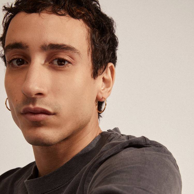 Pilgrim APRIL Recycelte Kleine Creolen, Vergoldet