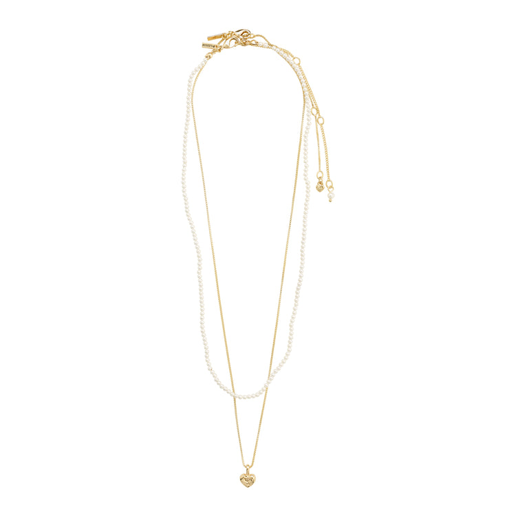 Pilgrim ARLET Halskette 2-in-1-Set, Vergoldet