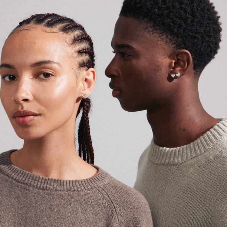 Pilgrim ARLET Recycelte Ohrringe Versilbert