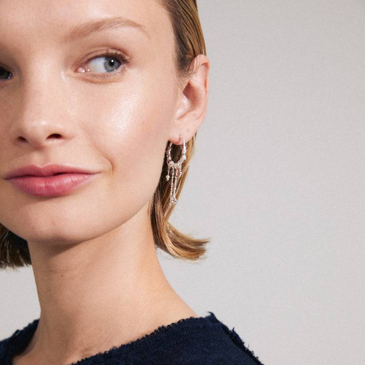 Pilgrim ARLET Recycelte Ohrringe Versilbert