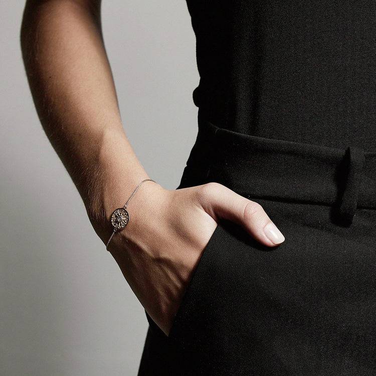 Pilgrim Armband : Fia : Rosévergoldet : Kristall