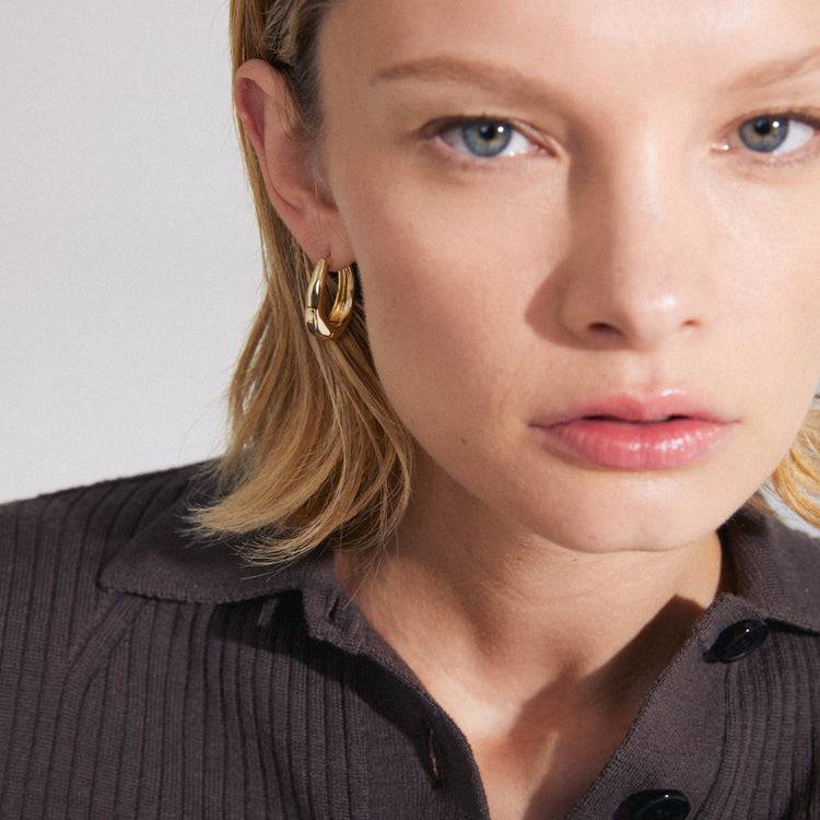 Pilgrim ASHER Recycelte Ohrringe Vergoldet