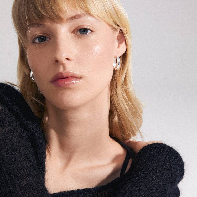 Pilgrim ASHER Recycelte Ohrringe Versilbert