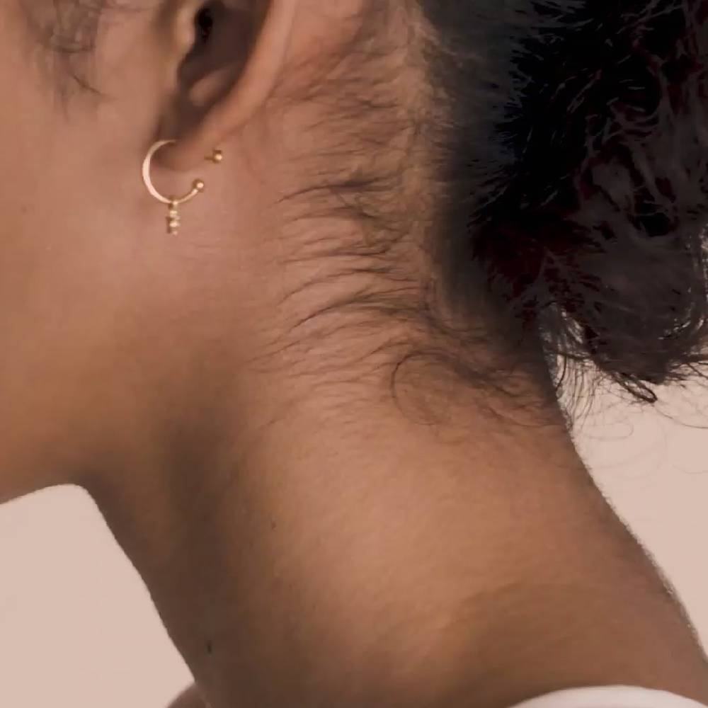 Pilgrim AVA Recycelte Sterne-Creolen, Vergoldet