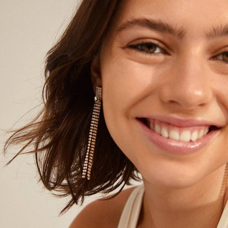 Pilgrim AVERIE Kristallohrringe Vergoldet