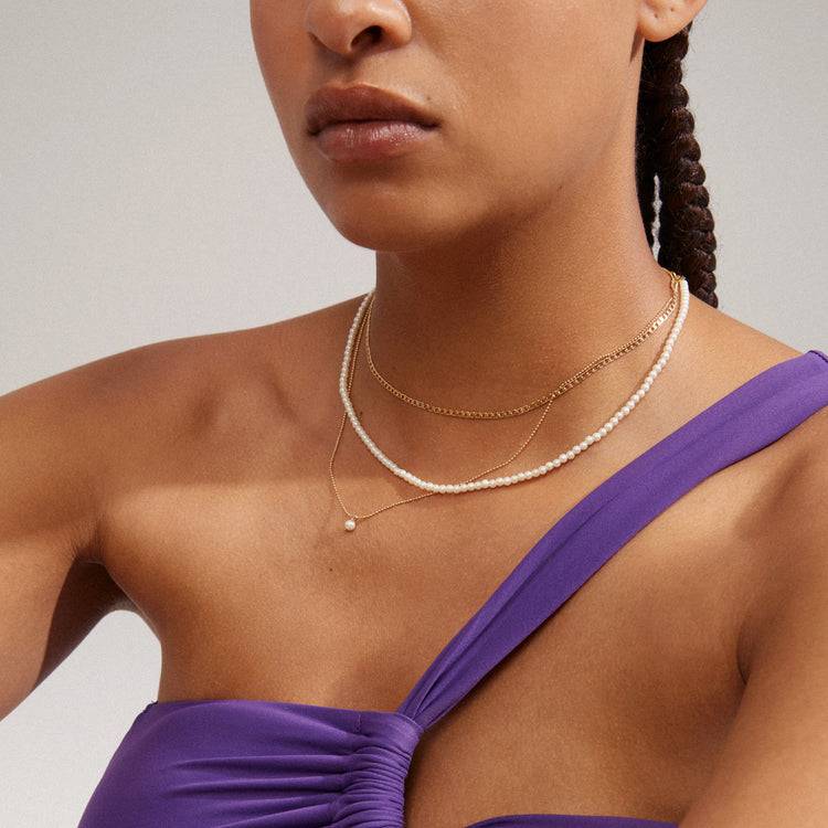 Pilgrim BAKER Halskette 3-in-1-Set, Vergoldet