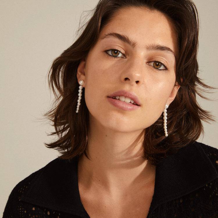 Pilgrim BEAT Perlenohrringe, Medium