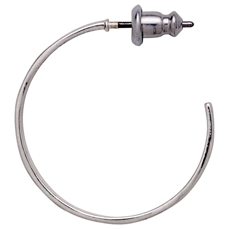 Pilgrim BELLA Recycelte Halbcreolen, Versilbert