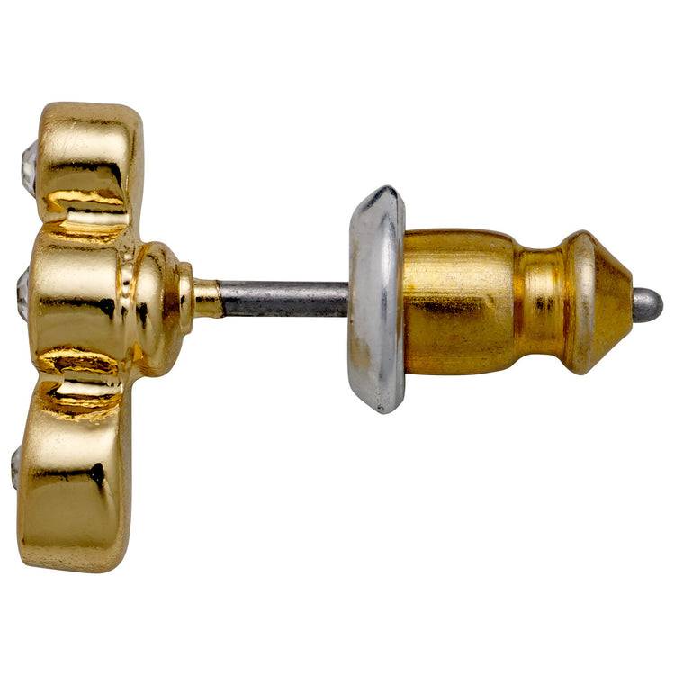 Pilgrim BELLA Recycelte Kristallohrringe, Vergoldet