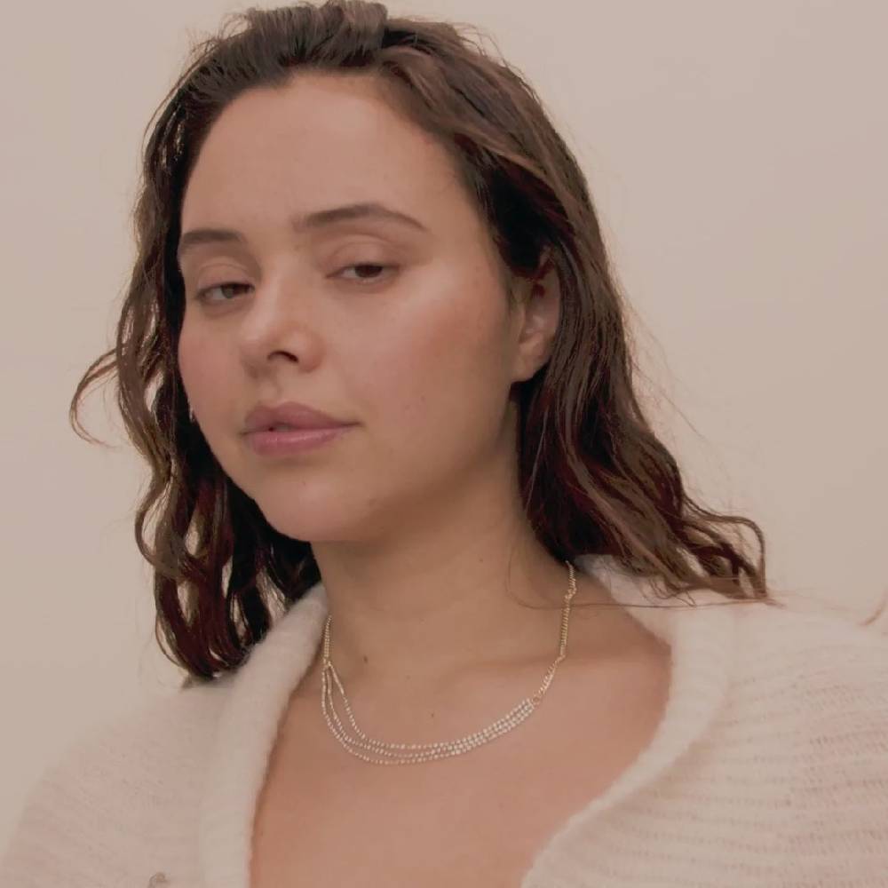 Pilgrim BLINK Kristallkette Vergoldet