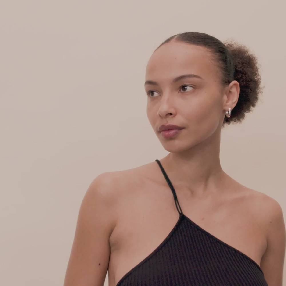 Pilgrim BLINK Recycelte Creolen Versilbert