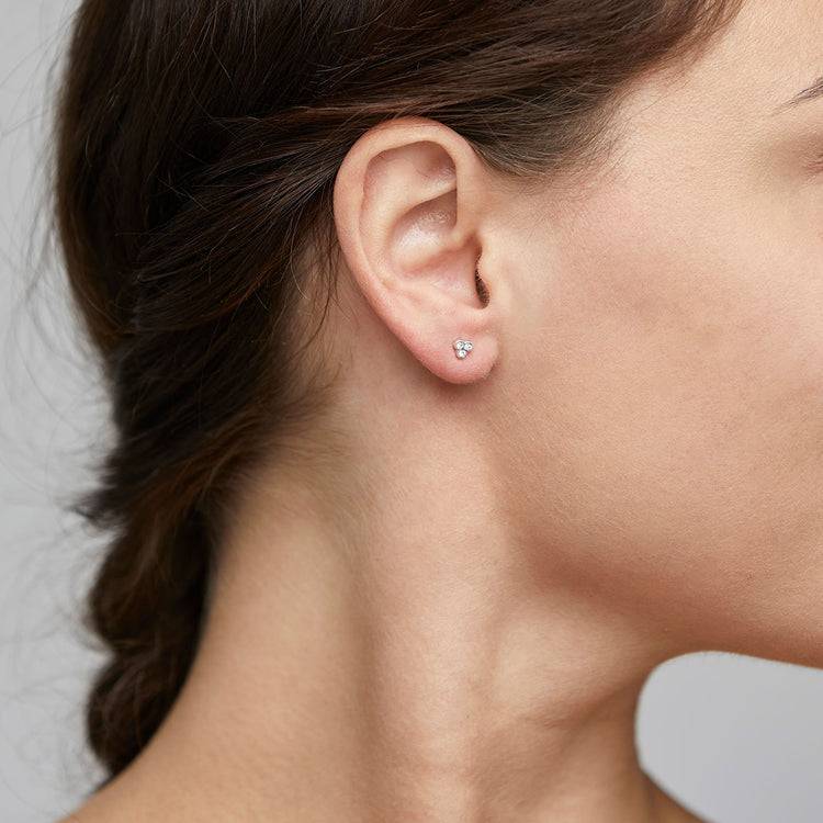 Pilgrim CAILY Kristallohrringe, Versilbert