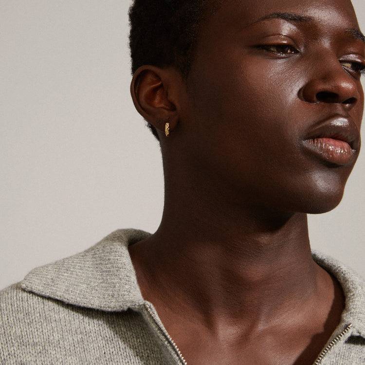 Pilgrim CARLA Recycelte Huggie-Creolen Vergoldet