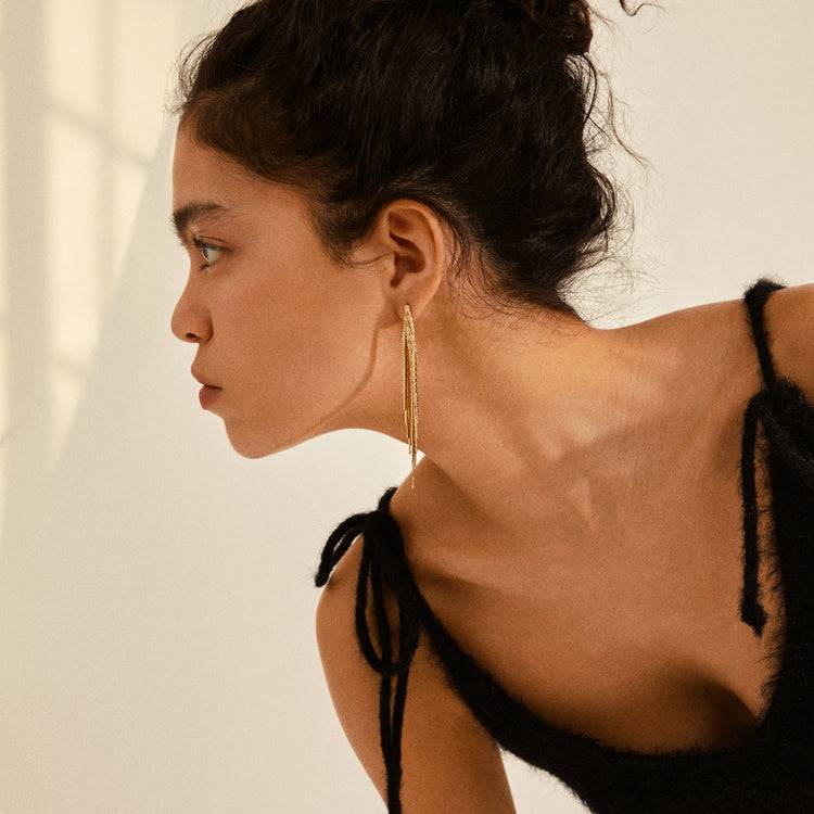 Pilgrim CARMEN Waterfall Ohrringe Vergoldet