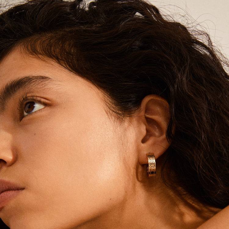 Pilgrim CAROL Medium Hoops Mit Roségold Plattiert