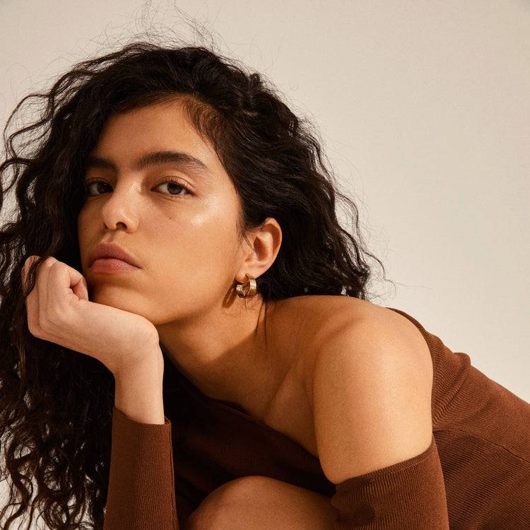 Pilgrim CAROL Medium Hoops Mit Roségold Plattiert