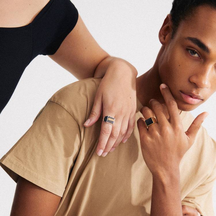 Pilgrim CASE Recycelter Siegelring Vergoldet