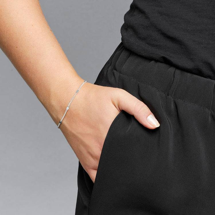 Pilgrim CAT Recyceltes Armband, Versilbert