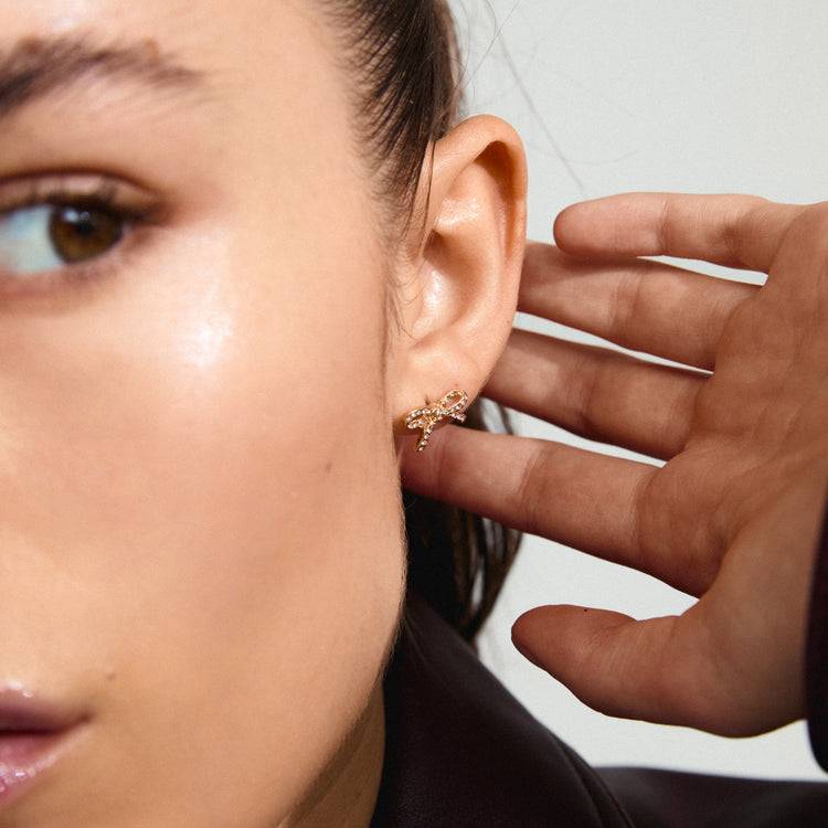 Pilgrim CATHARINA Recycelte Ohrringe Vergoldet