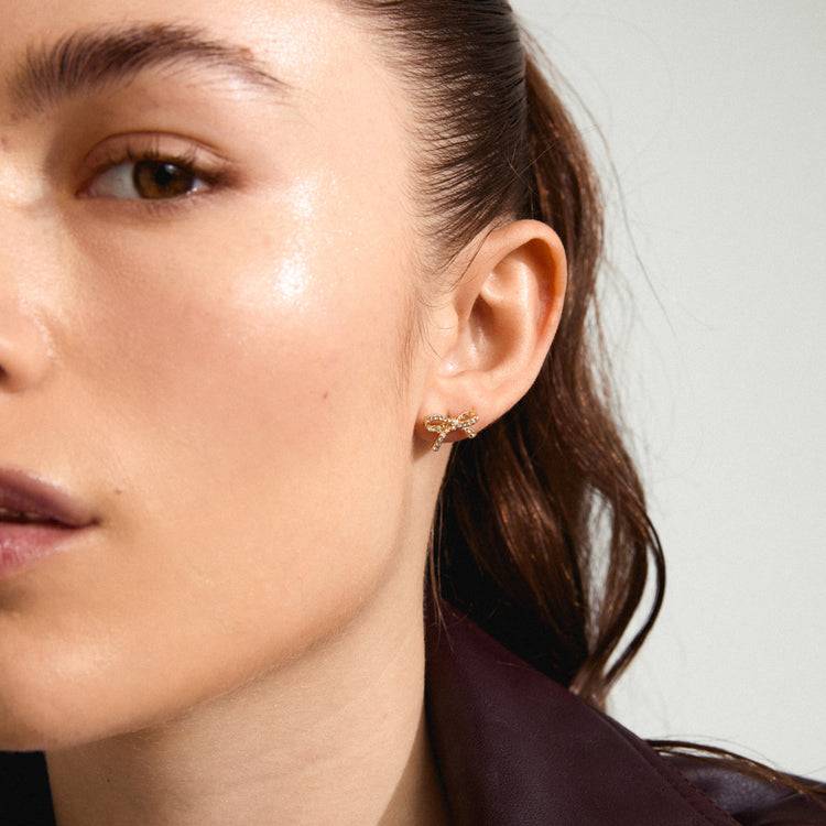 Pilgrim CATHARINA Recycelte Ohrringe Vergoldet