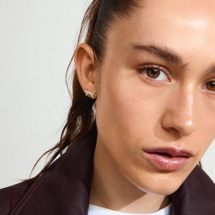 Pilgrim CATHARINA Recycelte Ohrringe Versilbert