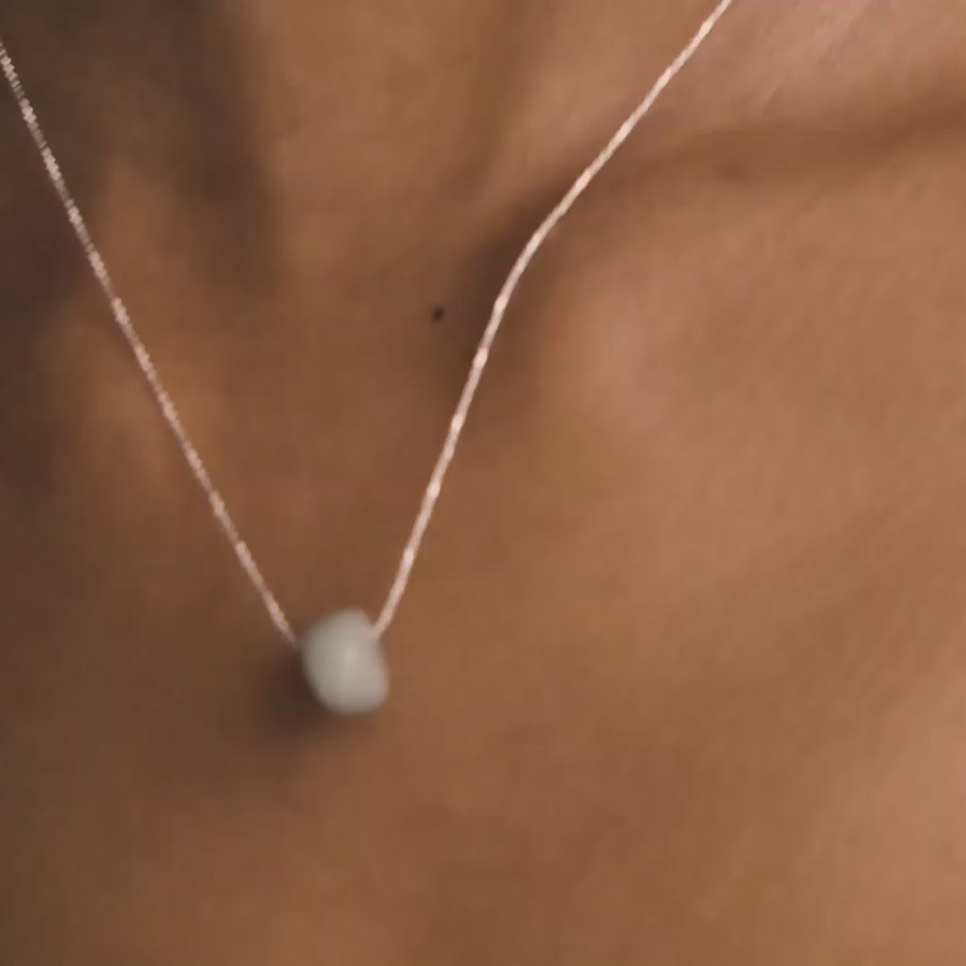 Pilgrim CHAKRA Amazonit Halskette Versilbert