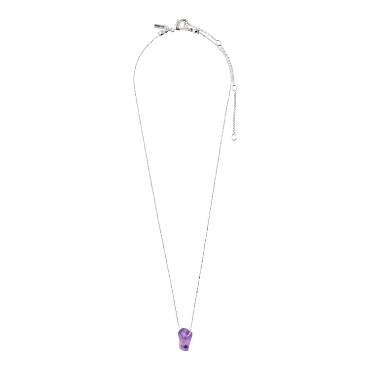 Pilgrim CHAKRA Amethyst Halskette Versilbert