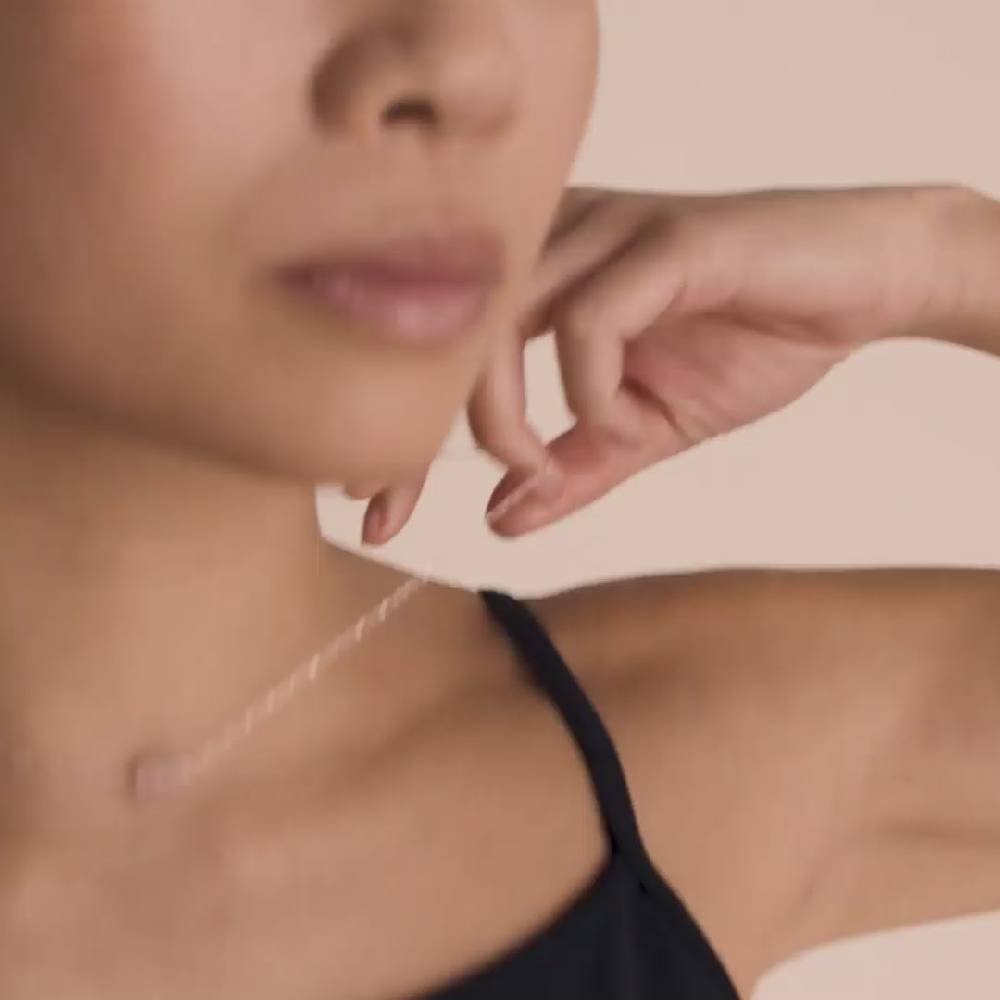 Pilgrim CHAKRA Rosenquarz Halskette Versilbert