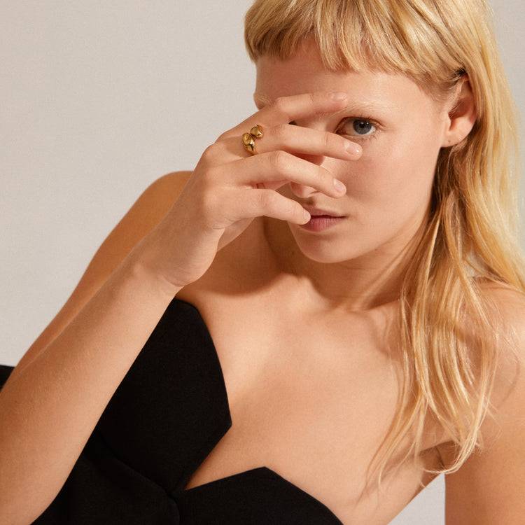 Pilgrim CHANTAL Recycelter Ring Vergoldet