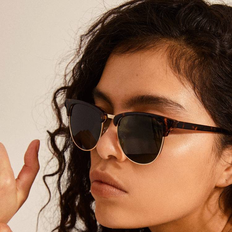 Pilgrim CHARLIE Sonnenbrille Schildpatt Braun/Gold