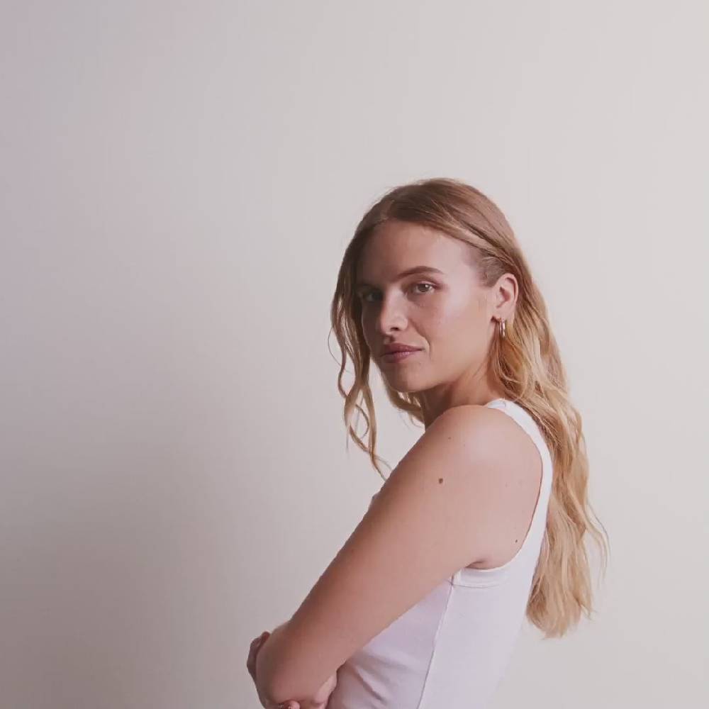 Pilgrim CHARM Recycelte Große Creolen Versilbert