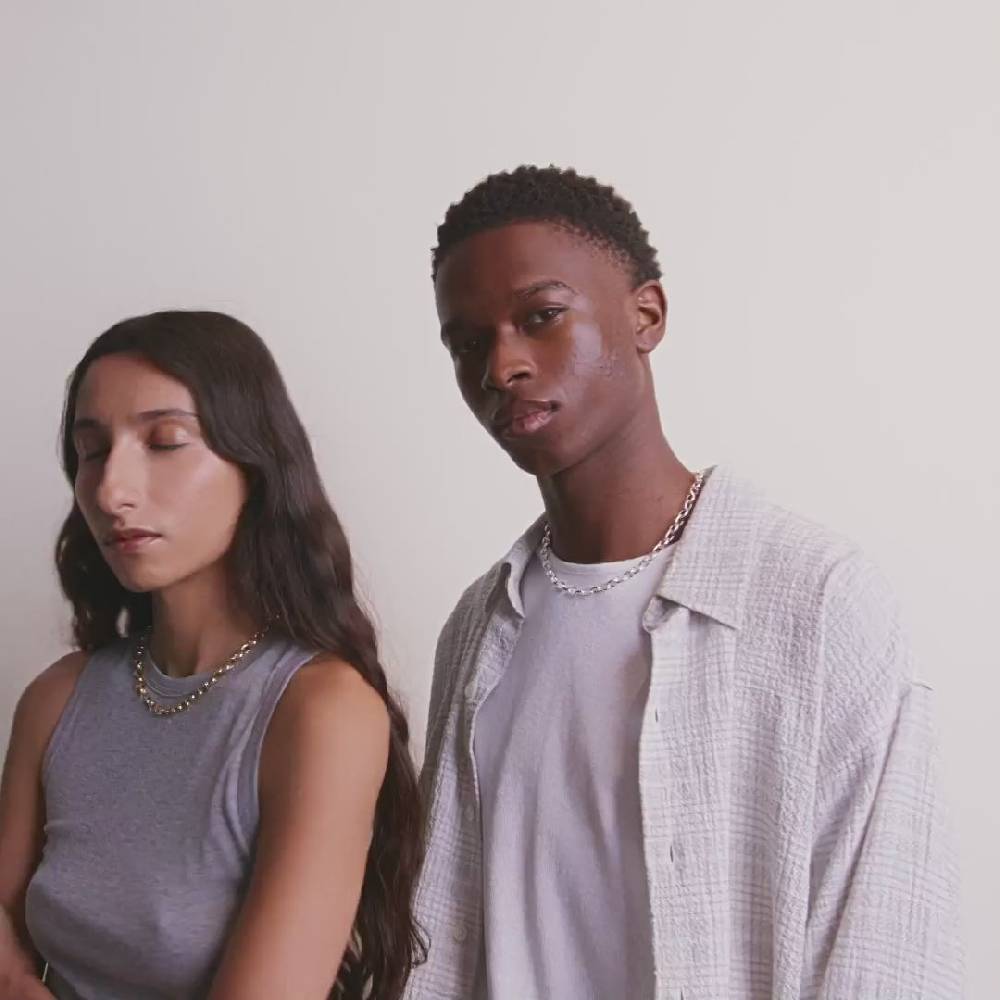 Pilgrim CHARM Recycelte Halskette Versilbert