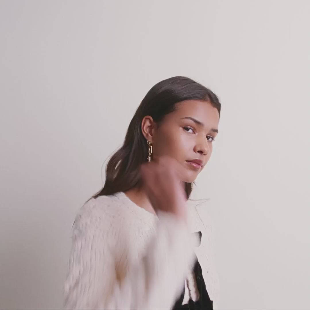 Pilgrim CHARM Recycelte Kleine Creolen Vergoldet