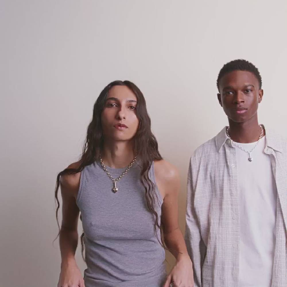 Pilgrim CHARM Recycelter Herzanhänger, Versilbert