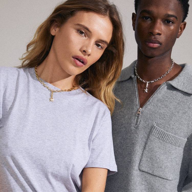 Pilgrim CHARM Recycelter Sternanhänger, Vergoldet