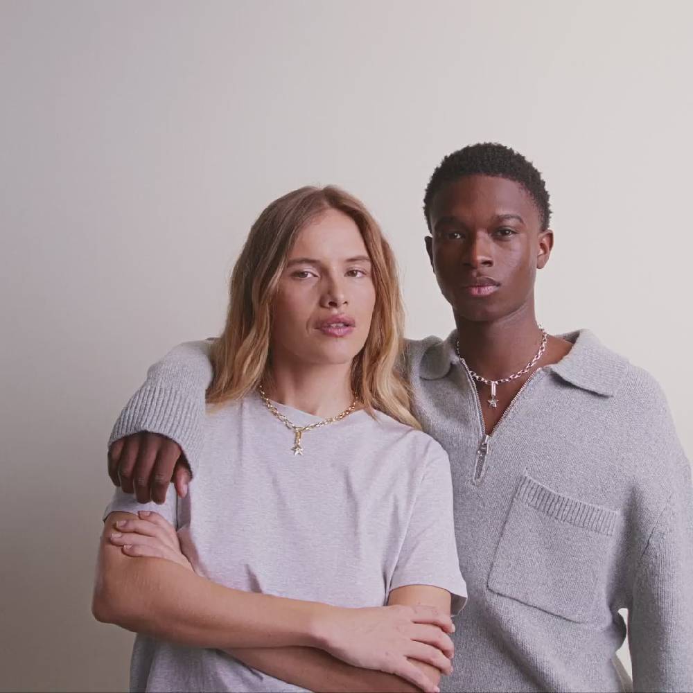 Pilgrim CHARM Recycelter Sternanhänger, Versilbert