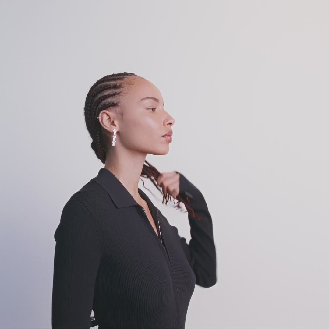 Pilgrim CHARMAINE Recycelte Ohrringe Versilbert