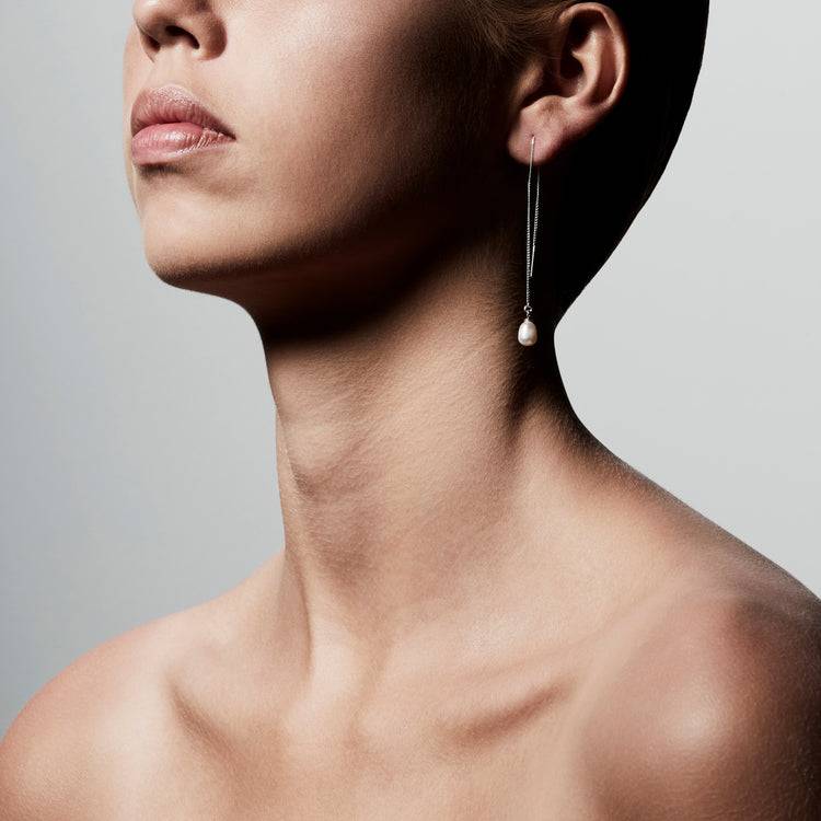 Pilgrim CHLOE Perlenohrringe, Versilbert