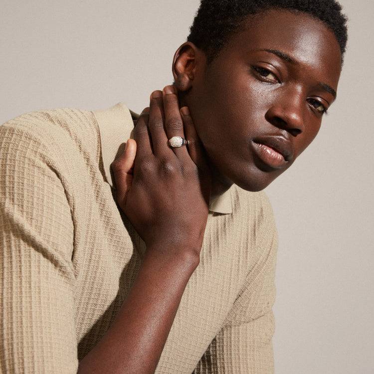 Pilgrim CINDY Recycelter Kristall-Ring Versilbert