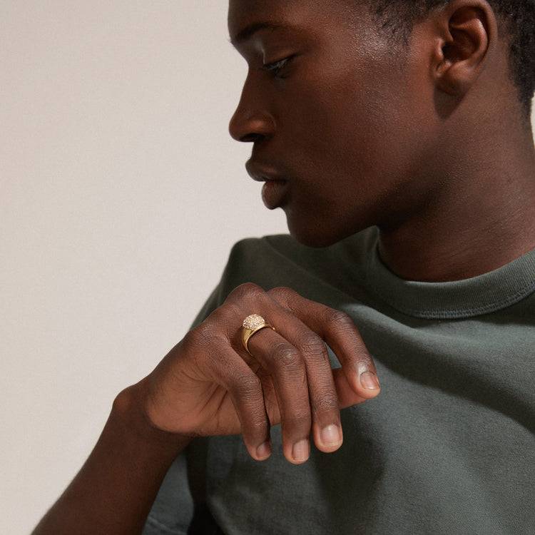 Pilgrim CINDY Recycelter Kristallring Vergoldet