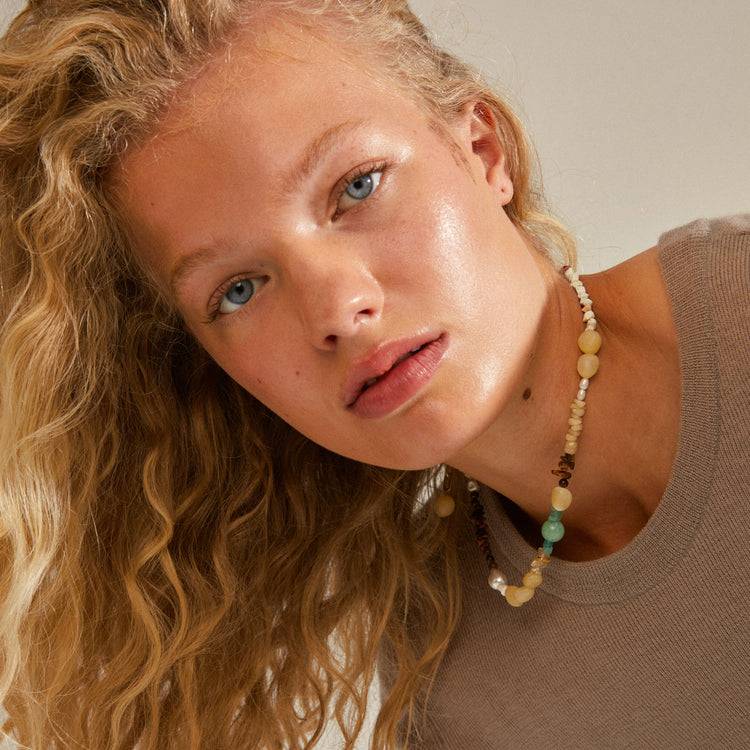 Pilgrim CLOUD Halskette Mehrfarbig/vergoldet