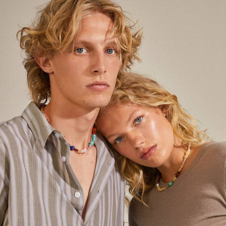 Pilgrim CLOUD Halskette Mehrfarbig/vergoldet