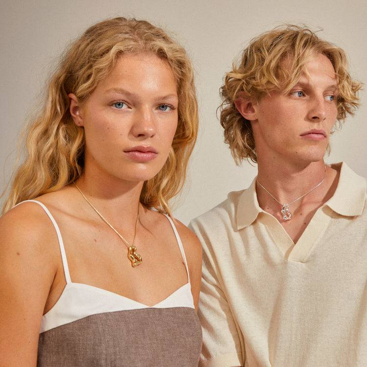 Pilgrim CLOUD Recycelte Halskette Vergoldet