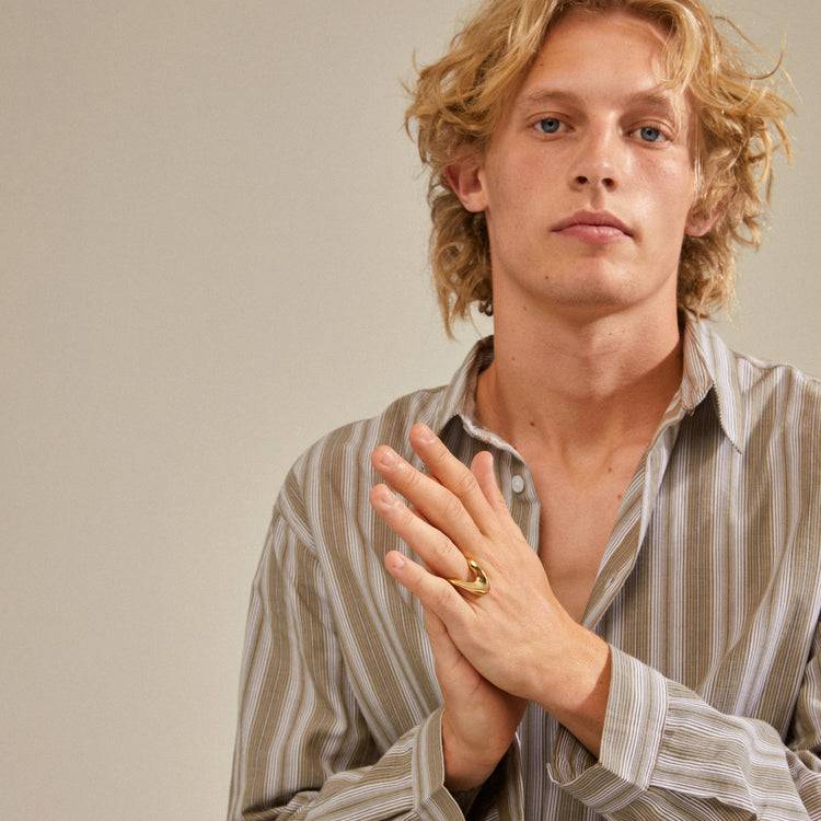 Pilgrim CLOUD Recycelter Ring Vergoldet