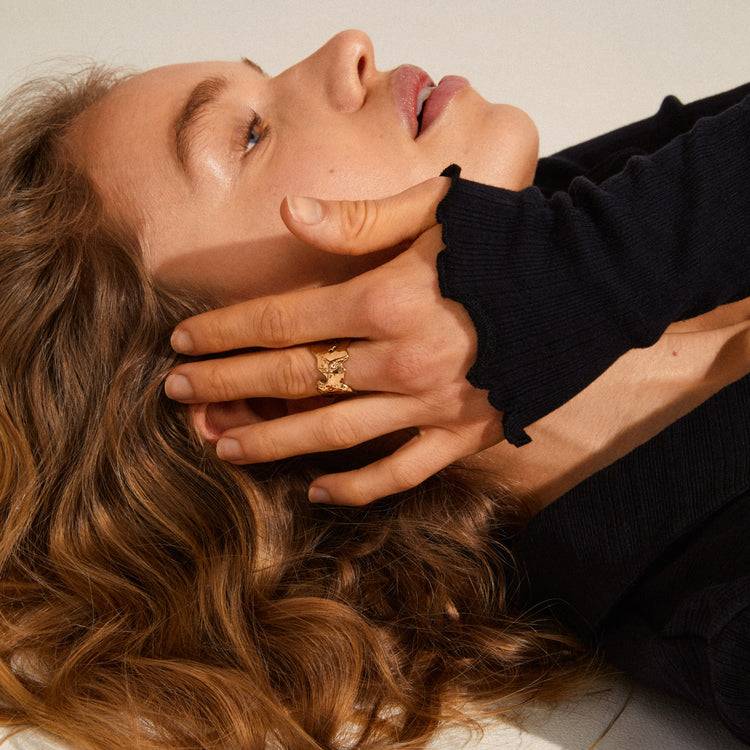 Pilgrim COMPASS Bio-Ring Vergoldet