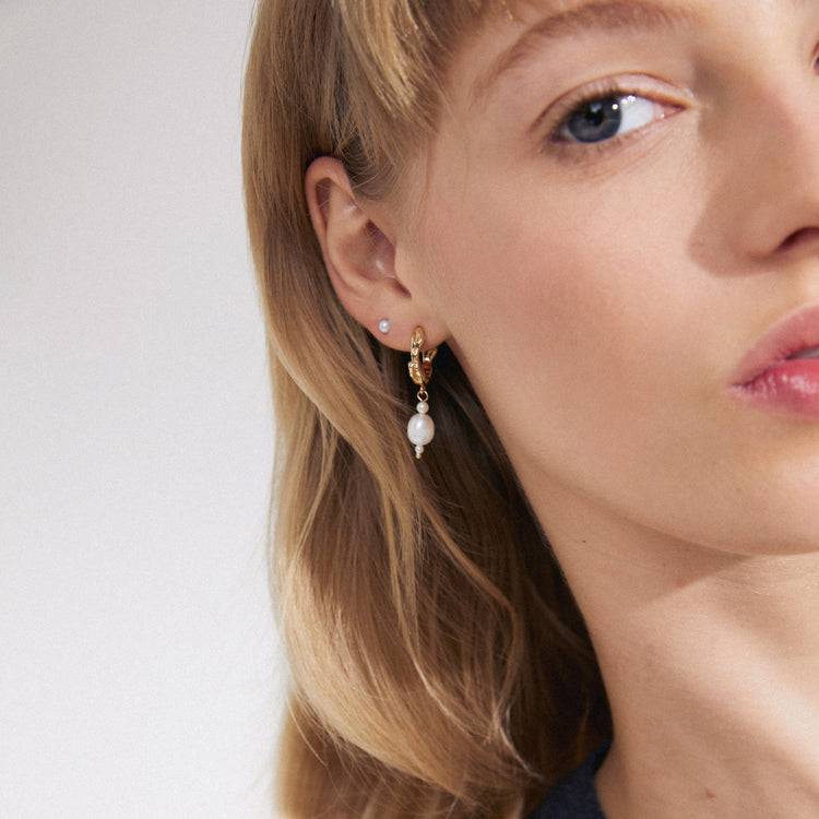 Pilgrim CONSTANCE Ohrringe 2-in-1-Set Vergoldet