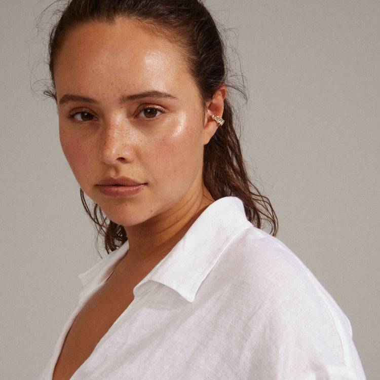 Pilgrim CREATE Recycelter Ohrclip, Vergoldet