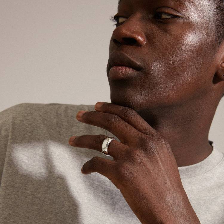 Pilgrim DAISY Recycelter Ring Versilbert