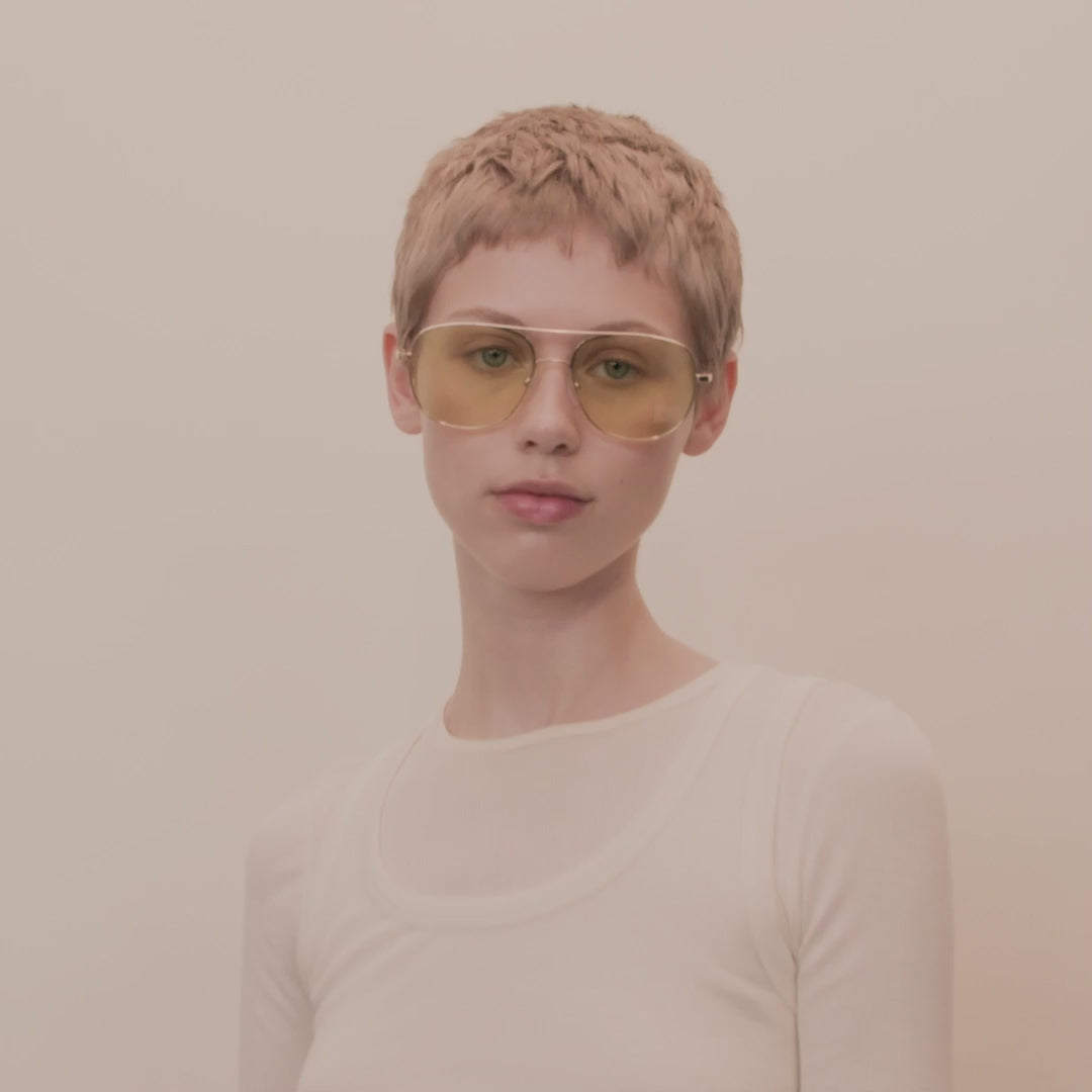 Pilgrim DALLAS Sonnenbrille Gelb/Gold